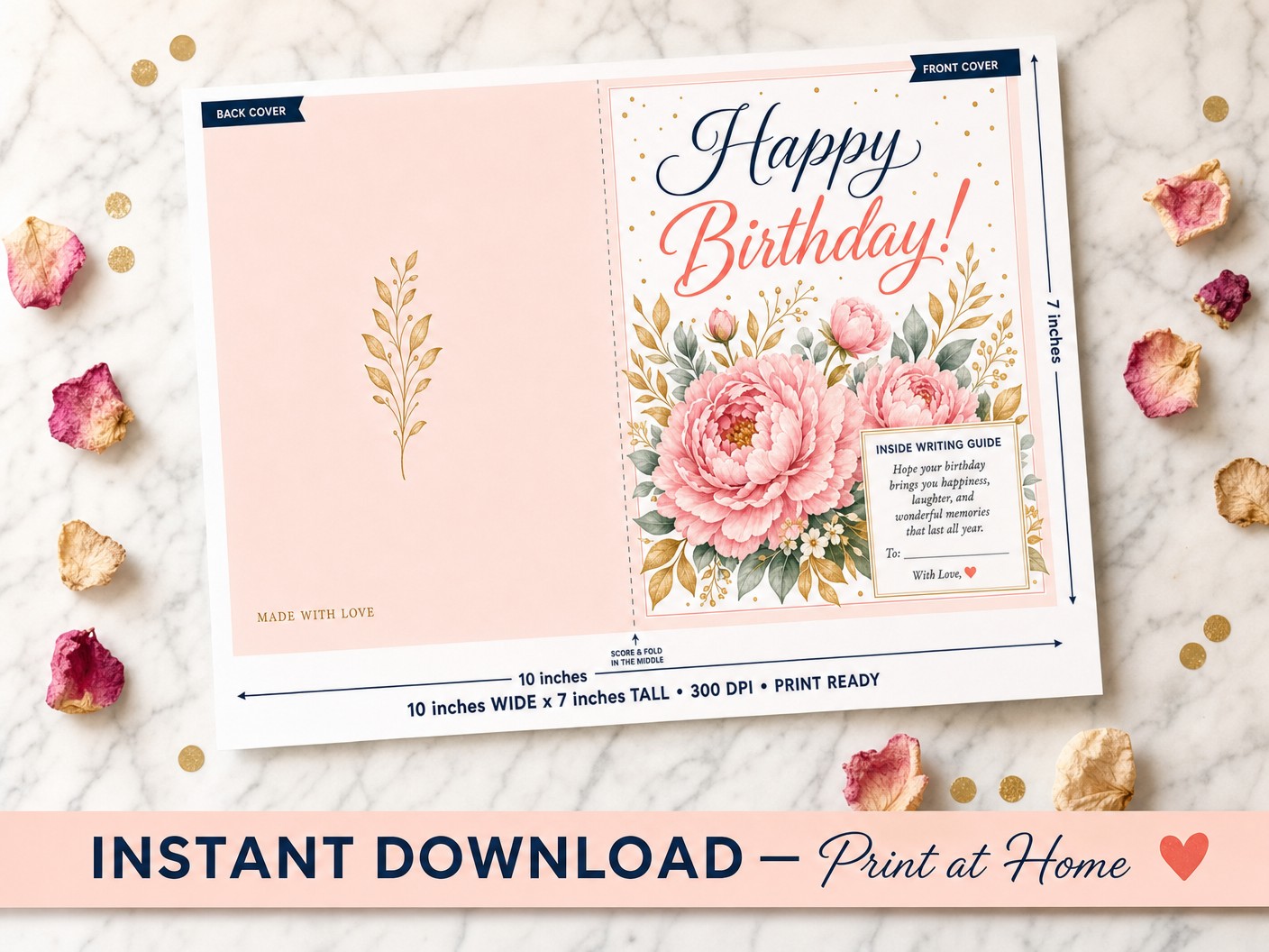 Elegant Floral Birthday