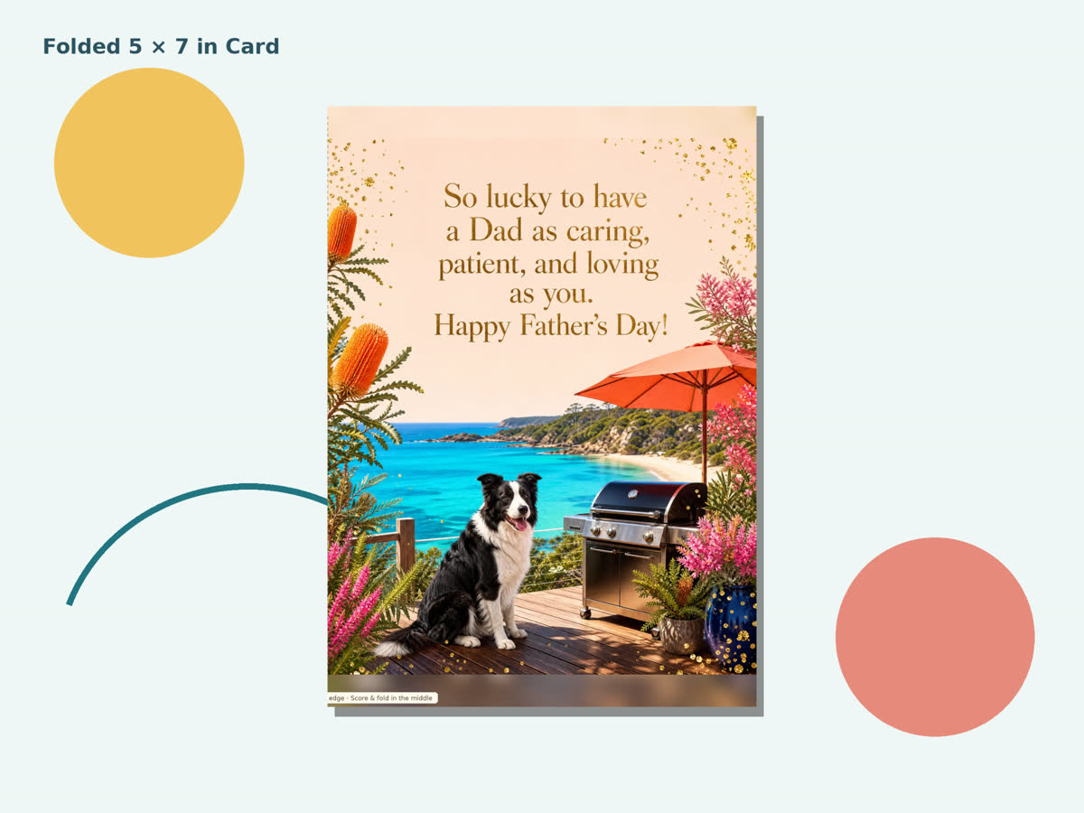 Border Collie — Caring Dad