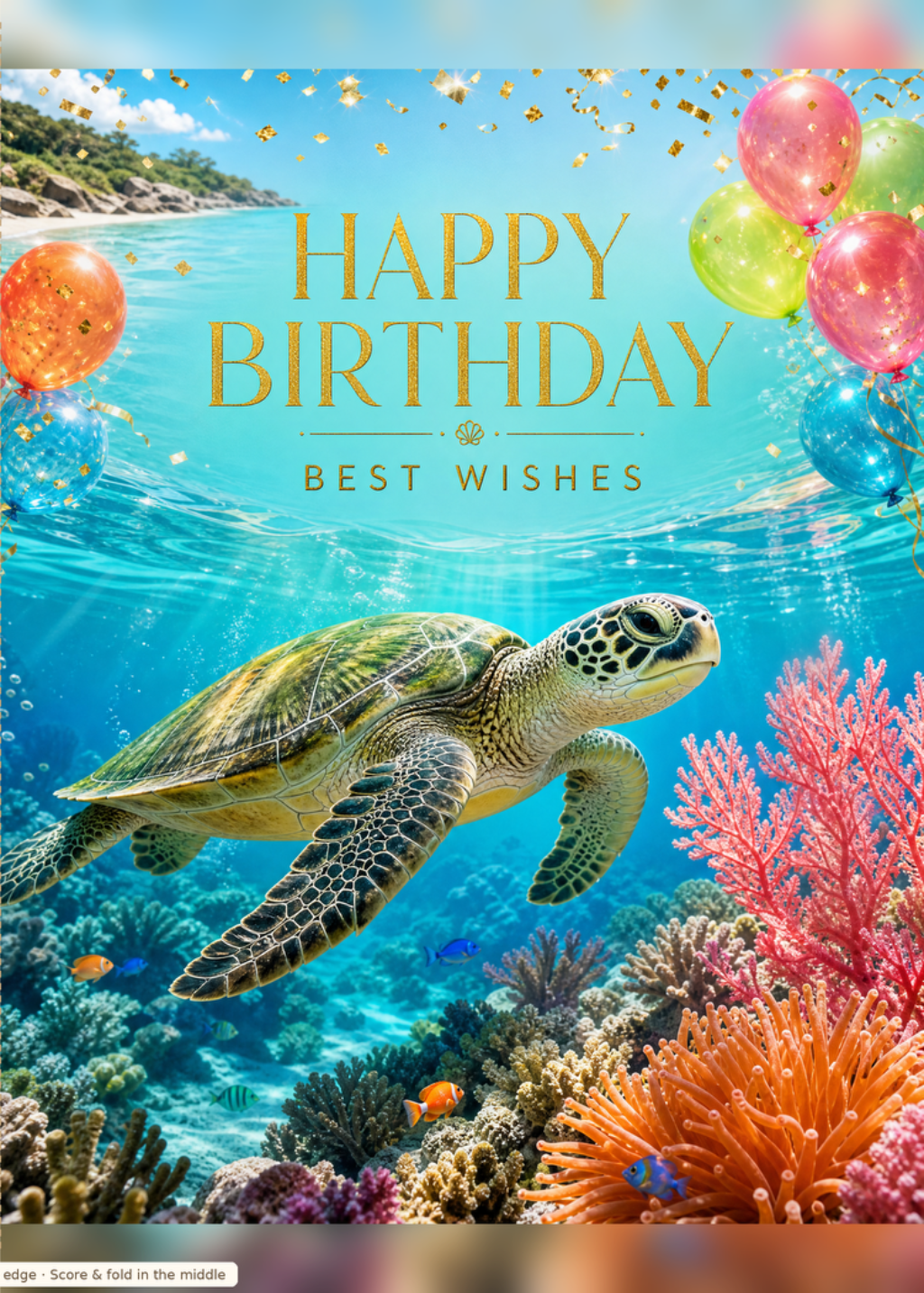 Green Sea Turtle Beach
