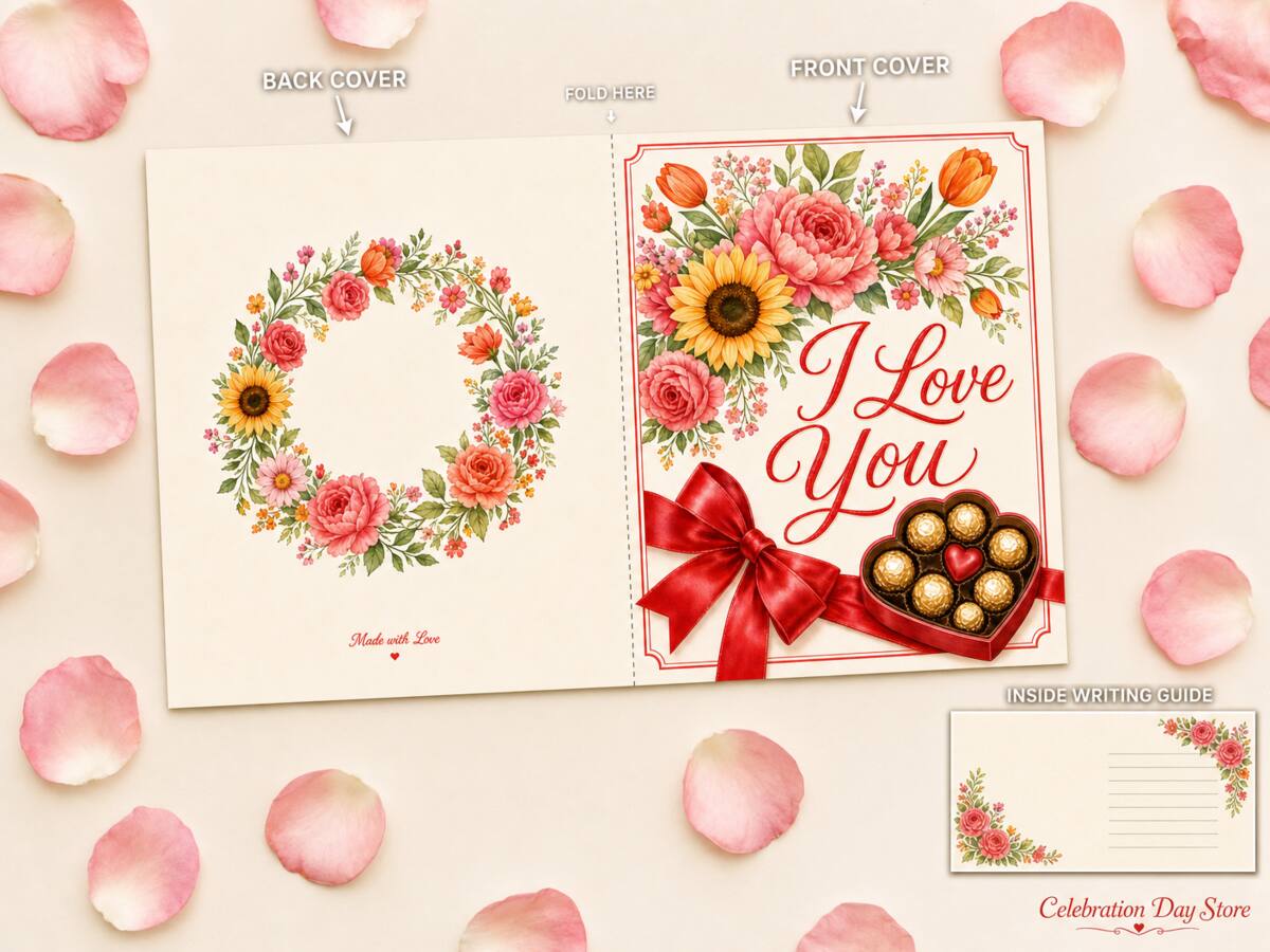 I Love You — Floral