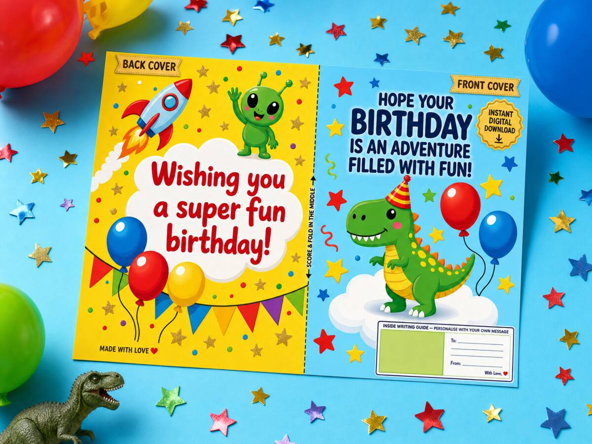 Kids Birthday — Dinosaur