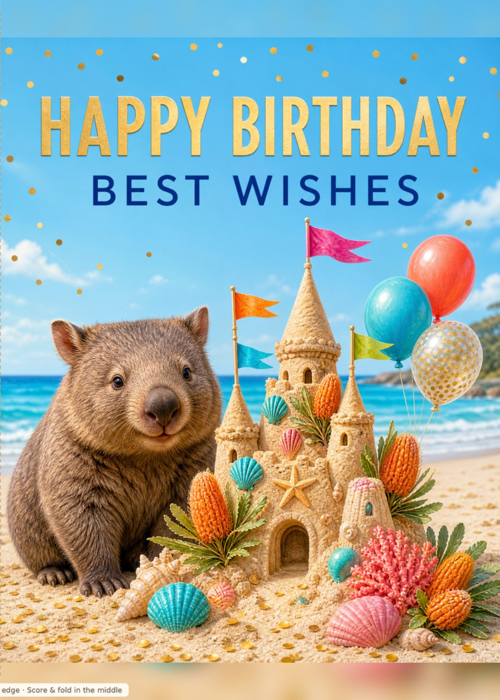 Wombat Sandcastle